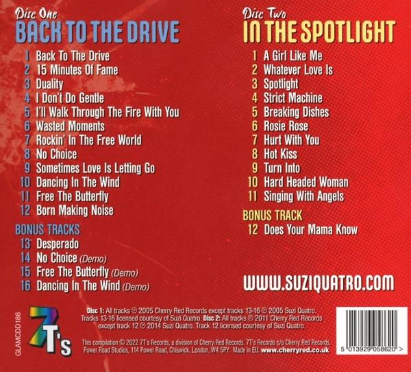 Suzi Quatro | Back To The Drive/In The Spotlight (2CD Expanded) - (CD ...