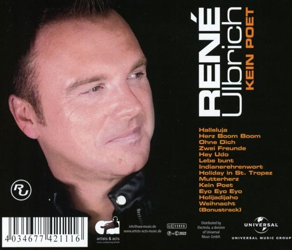 Albumcover mit dem Gesicht eines Mannes und Songtiteln.