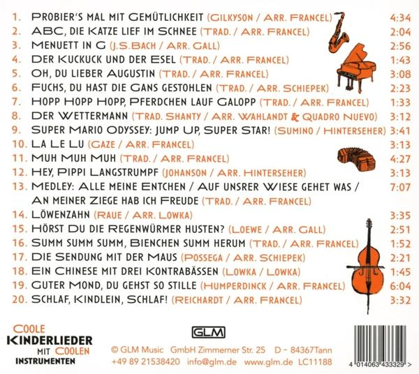 Quadro Nuevo - Coole Kinderlieder mit coolen Instrumenten (Digi)  - (CD)