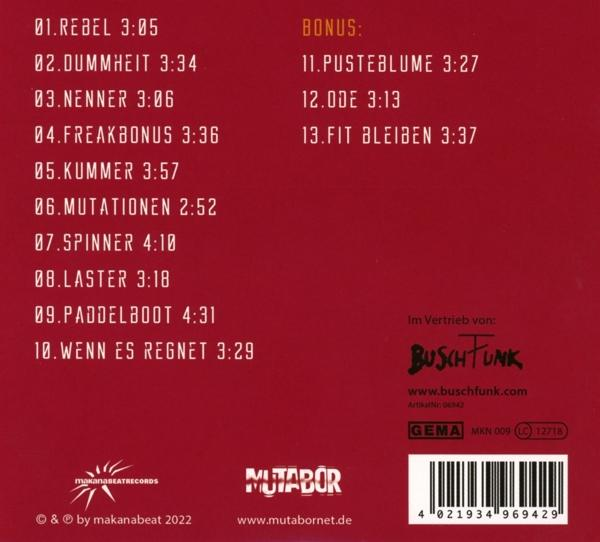 Mutabor - Rebel - (CD)