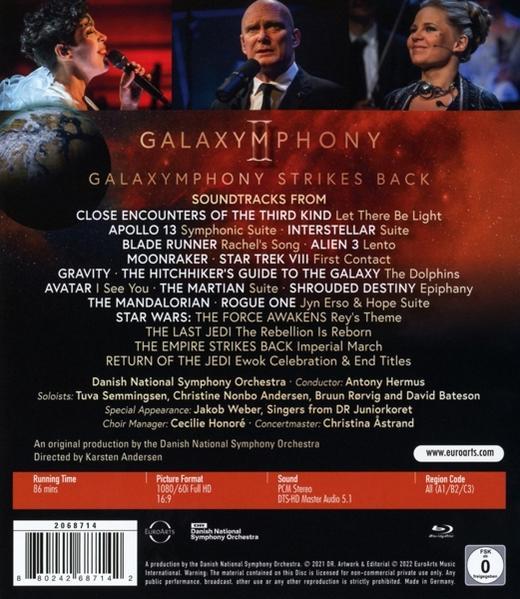 Danish National - - Symphony Galaxymphony back II-Galaxymphony (Blu-ray) strikes Orchestra