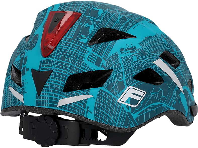 FISCHER 50448 Urban Plus NY (Fahrradhelm, 52 bis 59 cm, Blau)