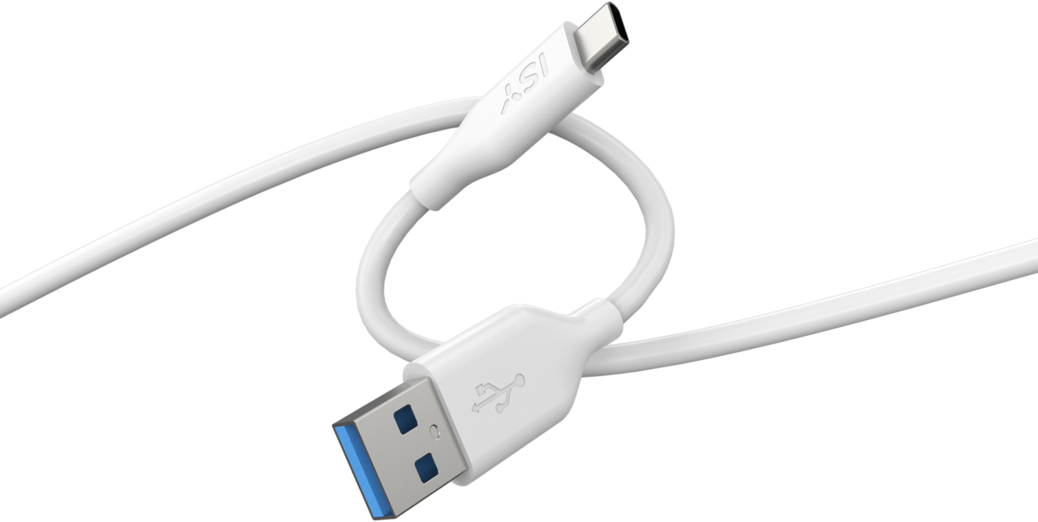 ISY Câble USB - USB-C 2 m Blanc (ICS-5000-WT-AC)