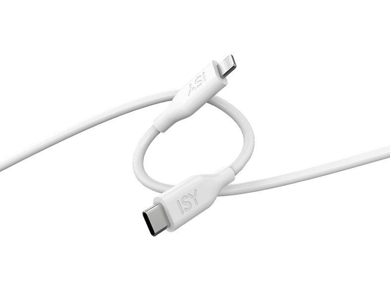 Câble ISY USB-C vers Lightning 2m Blanc