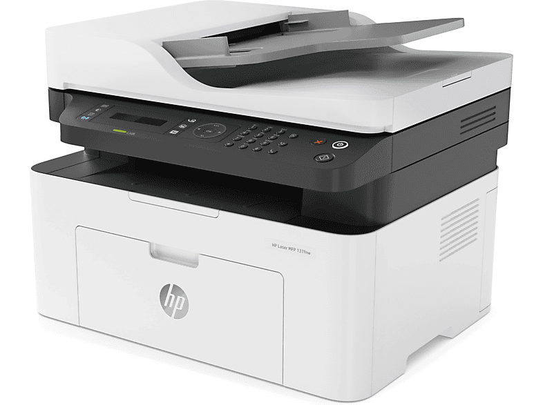 HP Laser MFP 137fnw, Baskı, Fotokopi, Tarama, Faks Yazıcı 4ZB84A_1