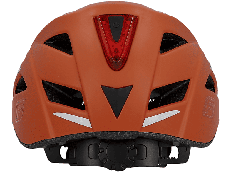 FISCHER 50628 Urban Plus Miami (Fahrradhelm, 58 bis 61 cm, Orange)