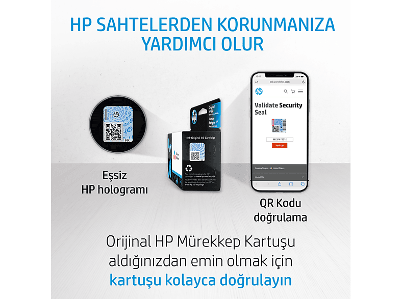 HP 304 Üç Renkli Mürekkep Kartuşu (N9K05AE)_2