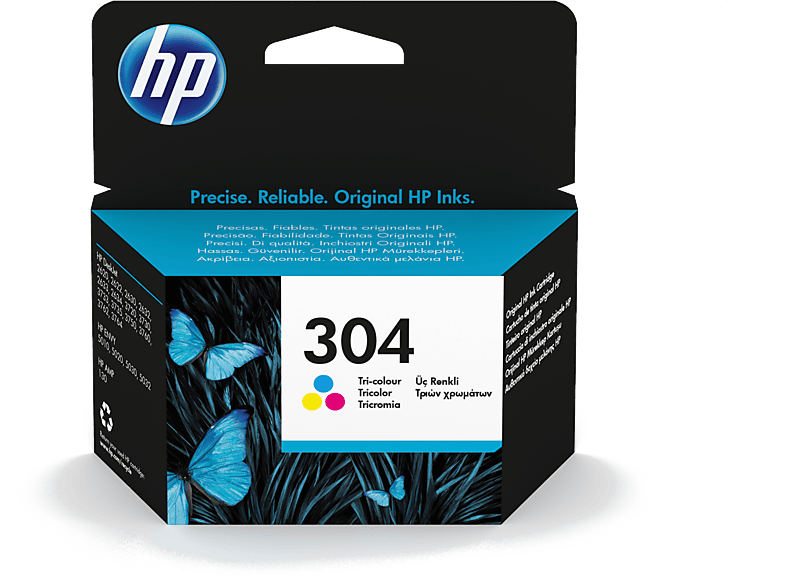 HP 304 Üç Renkli Mürekkep Kartuşu (N9K05AE)