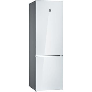 REACONDICIONADO C: Frigorífico combi - Balay 3KFD765BI Cristal, 368 l, No Frost, 203 cm, Blanco