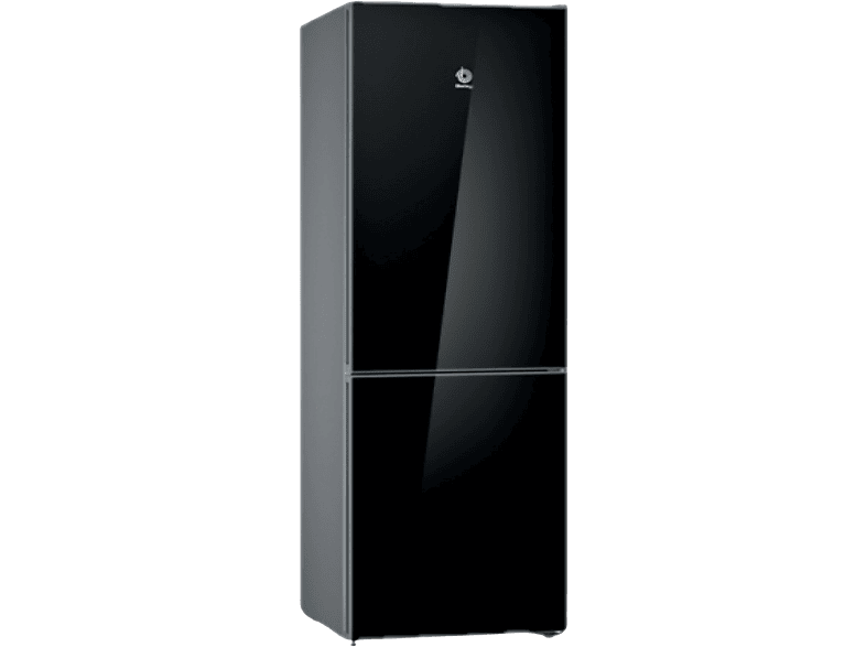 Balay 3KFD565NI Cristal, No Frost, 186 cm, 326 l, Cajón ExtraFresh, Super congelación, Negro