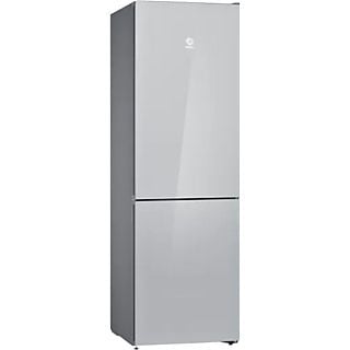 Frigorífico combi - Balay 3KFD565BI Cristal, No Frost, 186 cm, 326 l, Cajón ExtraFresh, Iluminación LED, Blanco