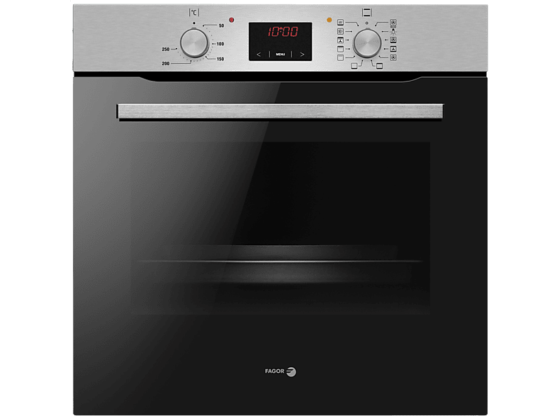 Horno multifunción - Horno INDESIT, 66 l, Integrable, Hidrolítica, Inox