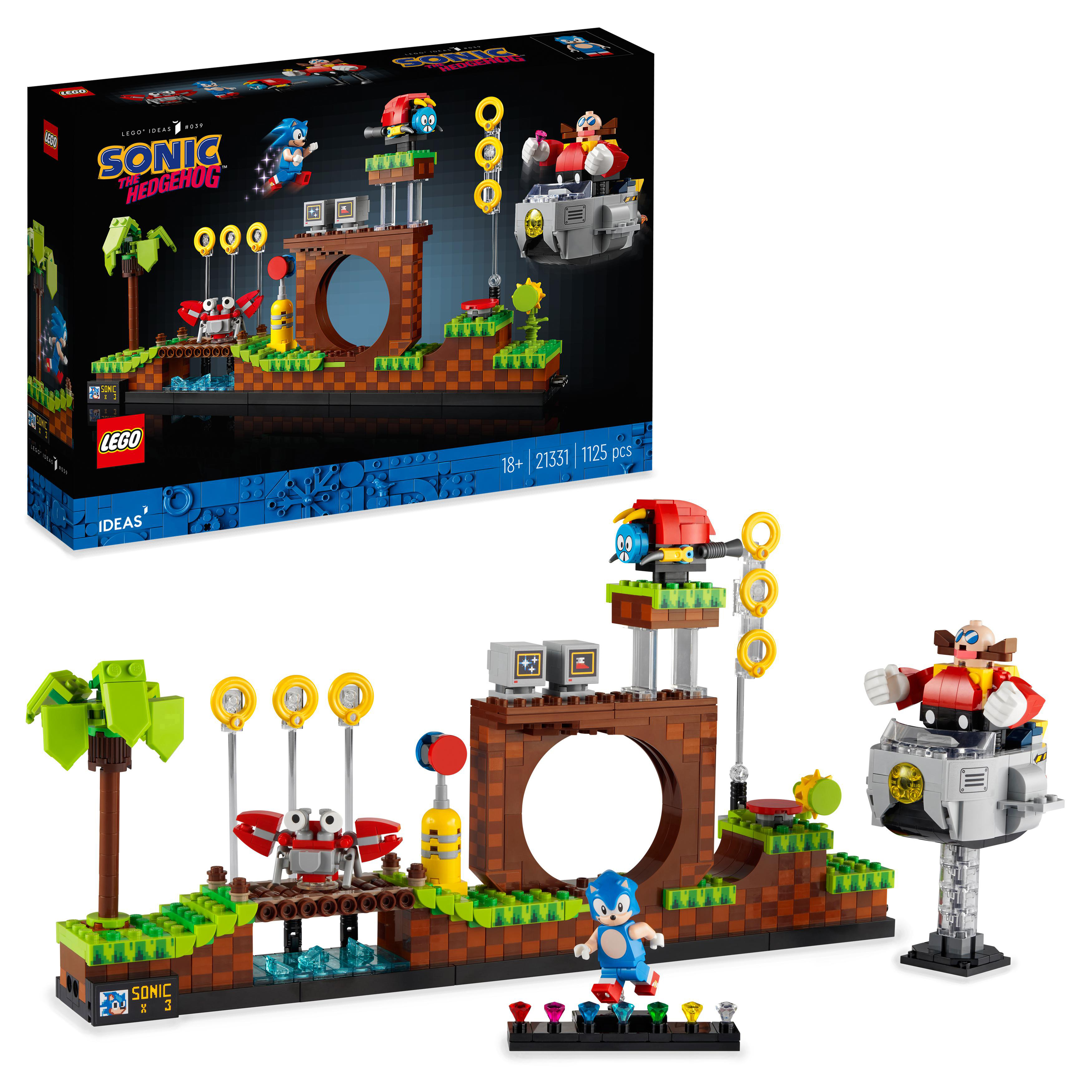 LEGO Sonic 21331 Zone Green Hill – Hedgehog™ the Bausatz, Mehrfarbig