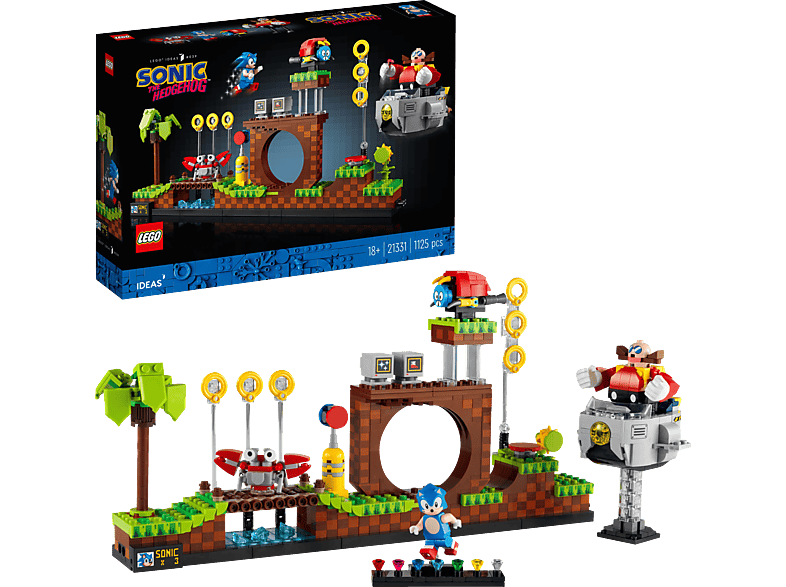 LEGO Sonic 21331 the Hedgehog™ – Green Hill Zone Bausatz, Mehrfarbig