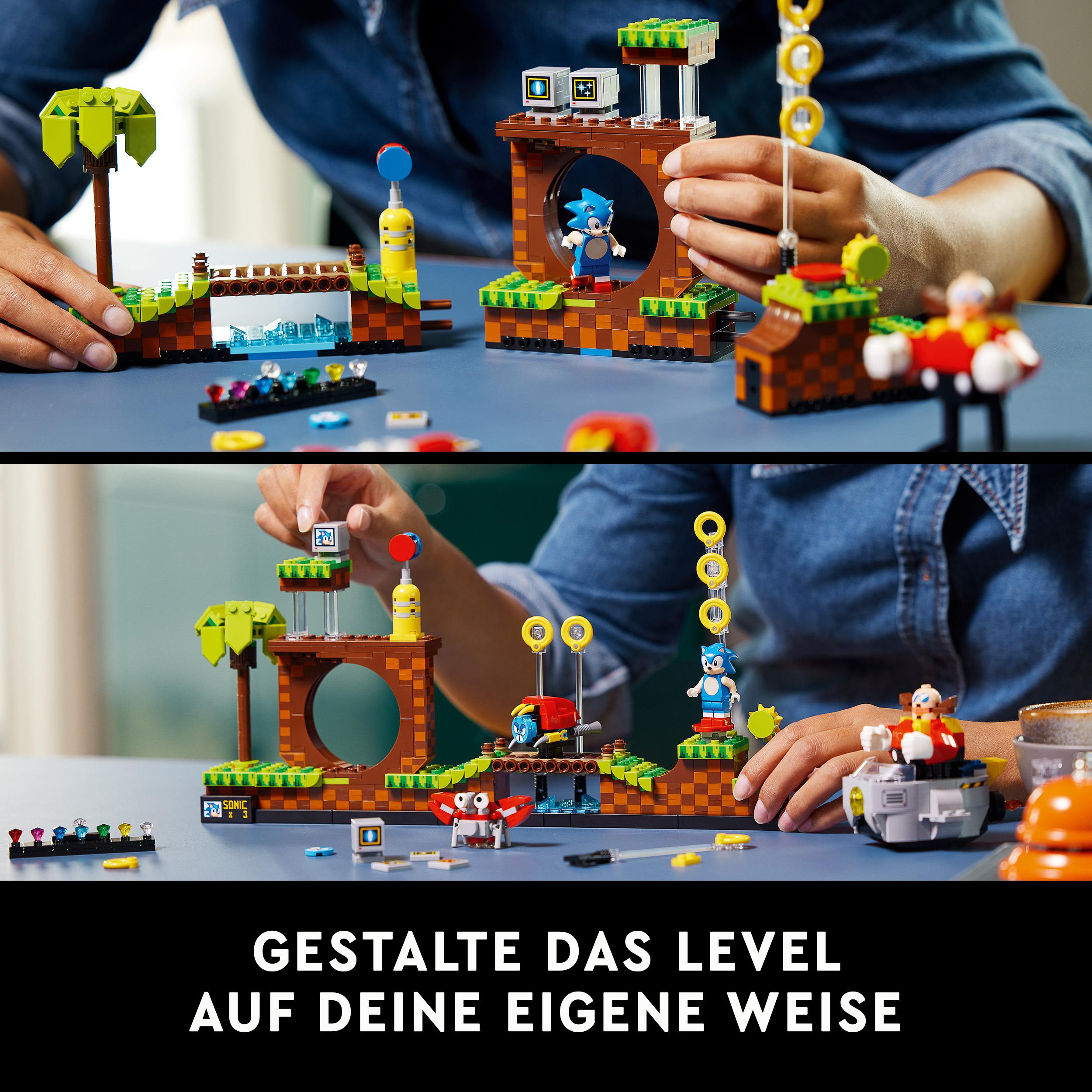 LEGO Sonic 21331 Zone Green Hill – Hedgehog™ the Bausatz, Mehrfarbig
