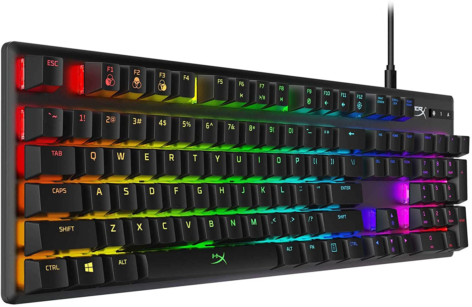 HYPERX Clavier gamer Alloy Origins RGB (4P4F6AQ#ABF)