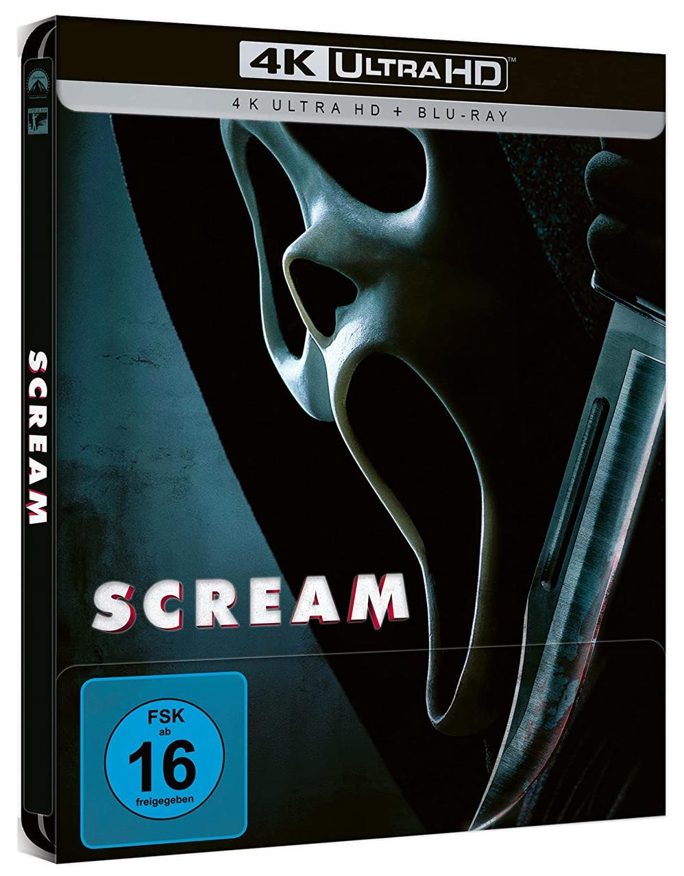 SCREAM (2022) - STEELEDITION 4K Ultra HD Blu-ray + Blu-ray