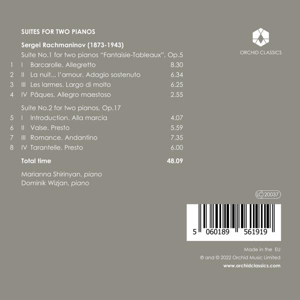 Shirinyan,Marianna/Wizjan,Dominik - Suiten für zwei Klaviere  - (CD)