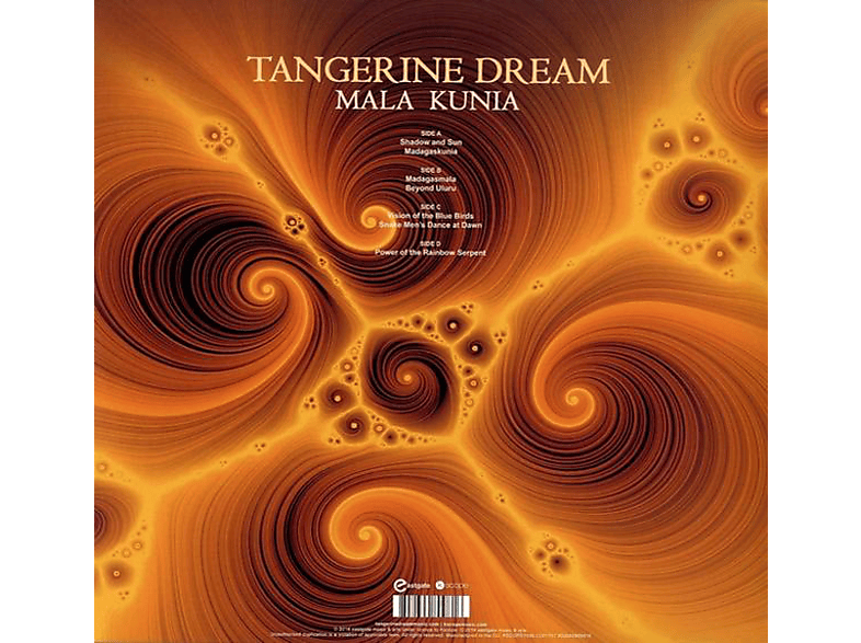 Tangerine Dream Mala Kunia (Gatefold Black 2LP) (Vinyl) Tangerine