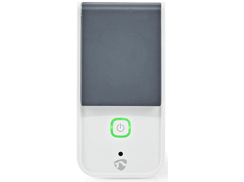 Nedis Smartlife Smart Stecker, WLAN, IP44, 3680W, Schutzkontakt / Typ F (CEE 7/7), Grau/Weiss; Steckdose