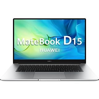 Portátil - Huawei MateBook D15 2021, Intel® Core™ i5-1135G7,15,6", Full HD, 8GB RAM,  512GB SSD, Intel® Iris® Xe, W11, Plata