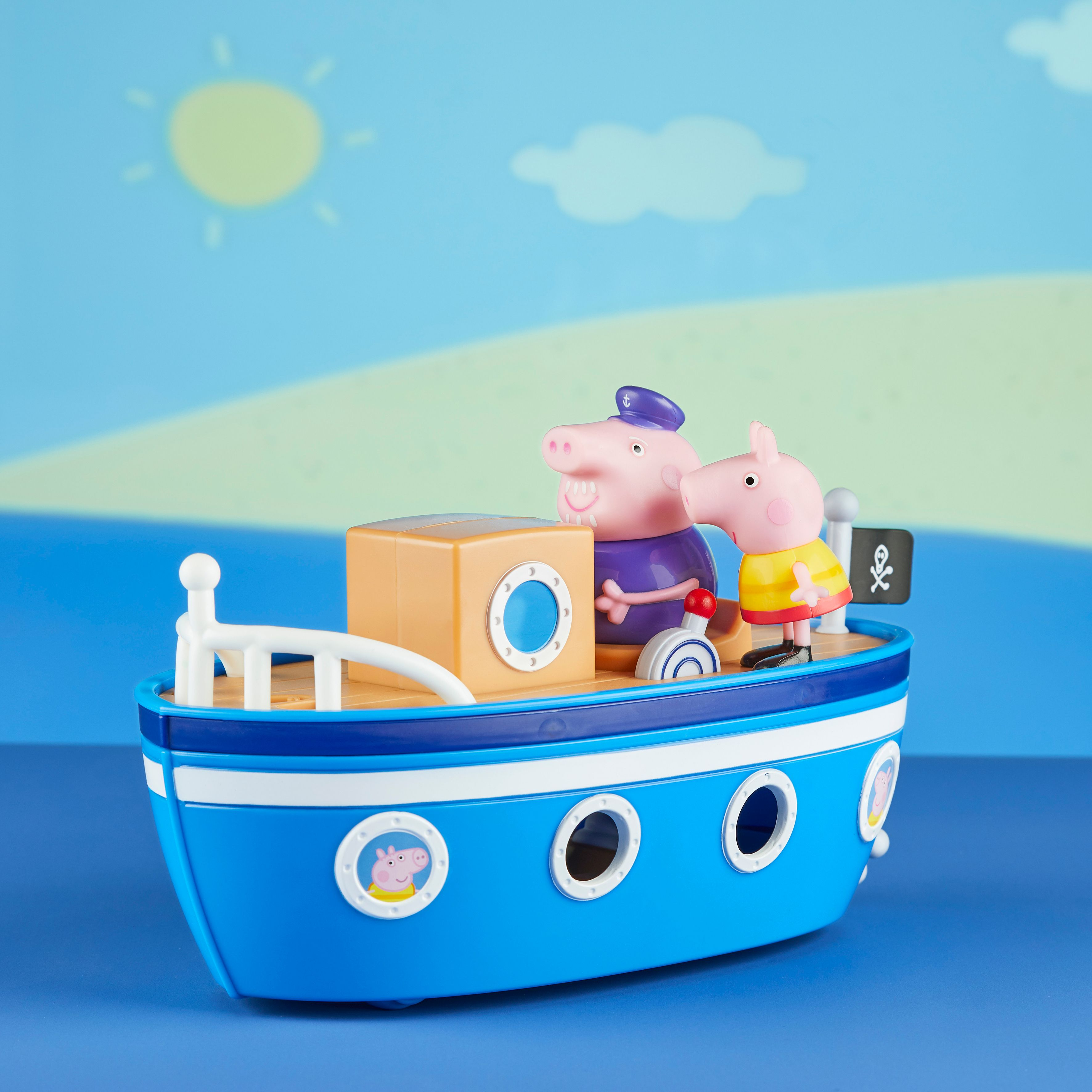 HASBRO PEP Opas Hausboot Spielset Blau