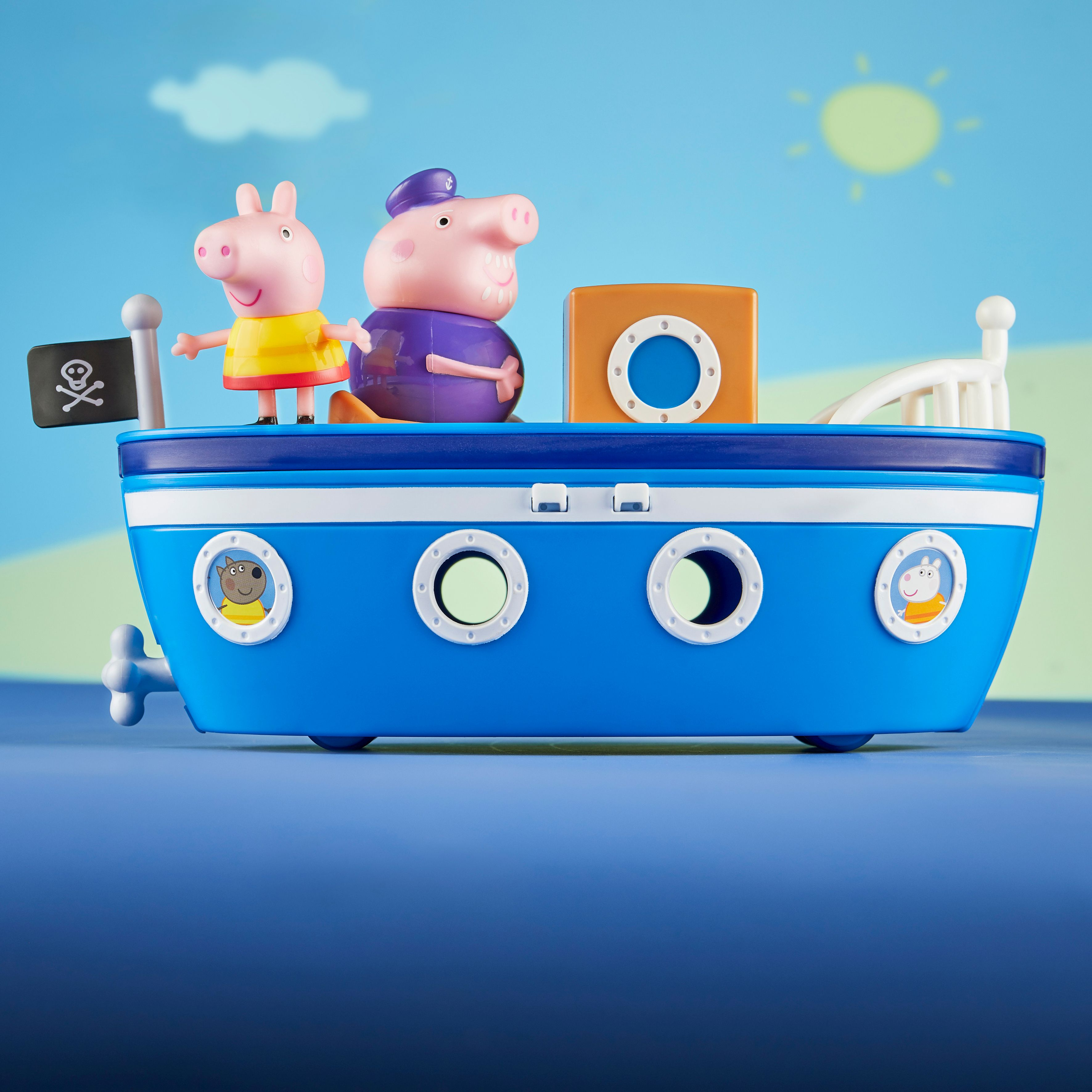 HASBRO PEP Opas Hausboot Spielset Blau
