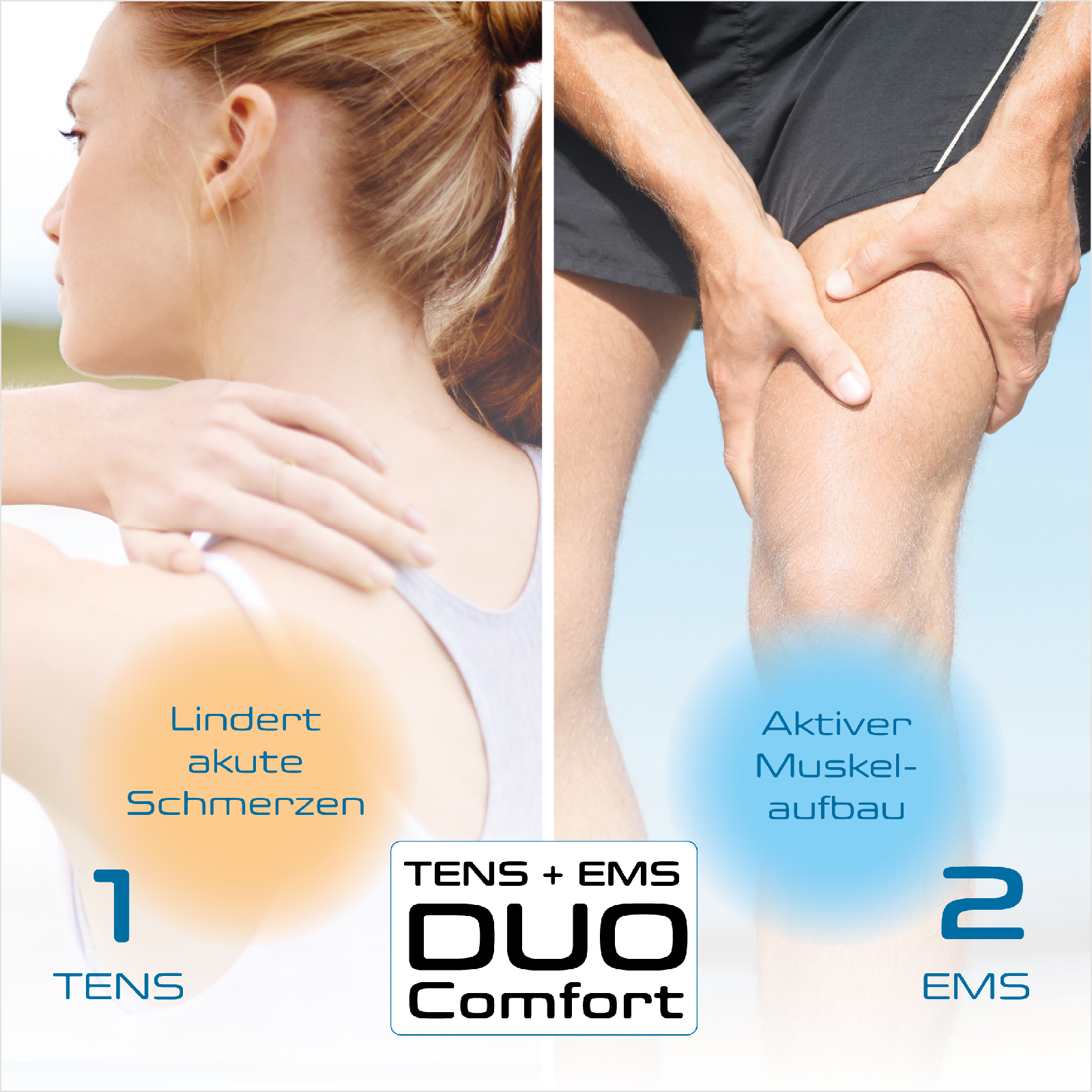 PRORELAX TENS+EMS DuoComfort Elektrische Muskelstimulation