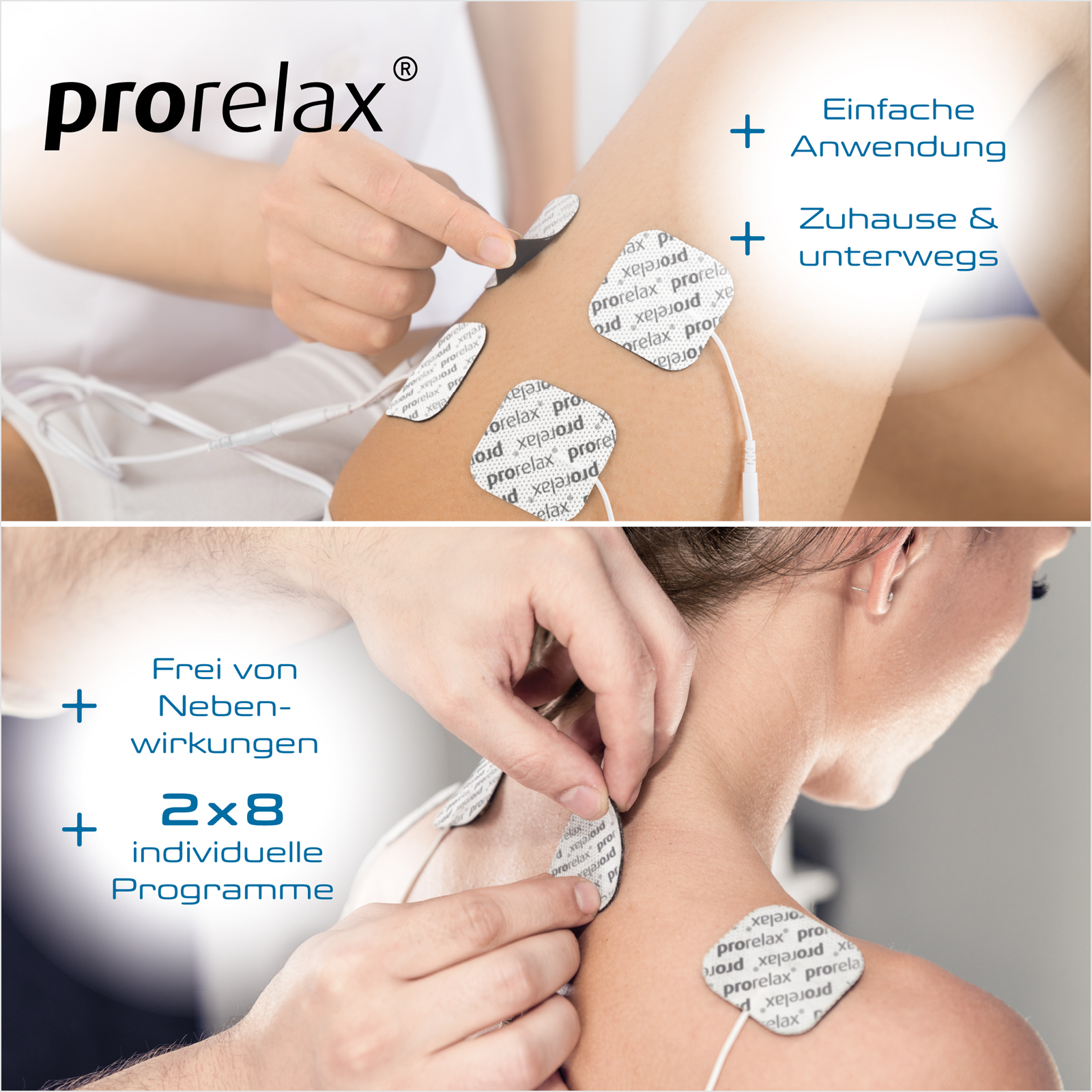 PRORELAX TENS+EMS Duo Elektrische Muskelstimulation