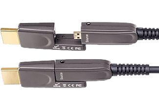 EAGLE CABLE 313243101 Profi Micro HDMI 2.0 üvegszálas kábel, 10 m