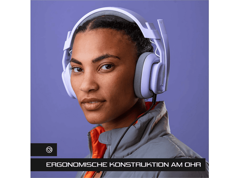 Astro Gaming A10, Kabelgebundenes Gaming Headset, stummschaltbares Bügelmikrofon (PlayStation PS5), Lila — Foto 5 von 5