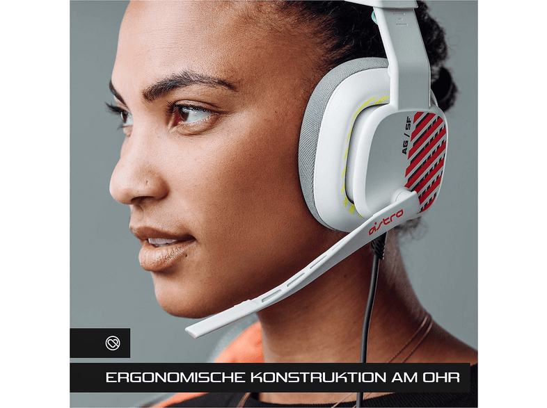 Astro Gaming A10, Kabelgebundenes Gaming Headset, stummschaltbares Bügelmikrofon (PlayStation PS5), Weiß — Foto 5 von 5