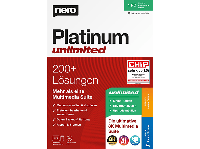 Nero Platinum unlimited - [PC]