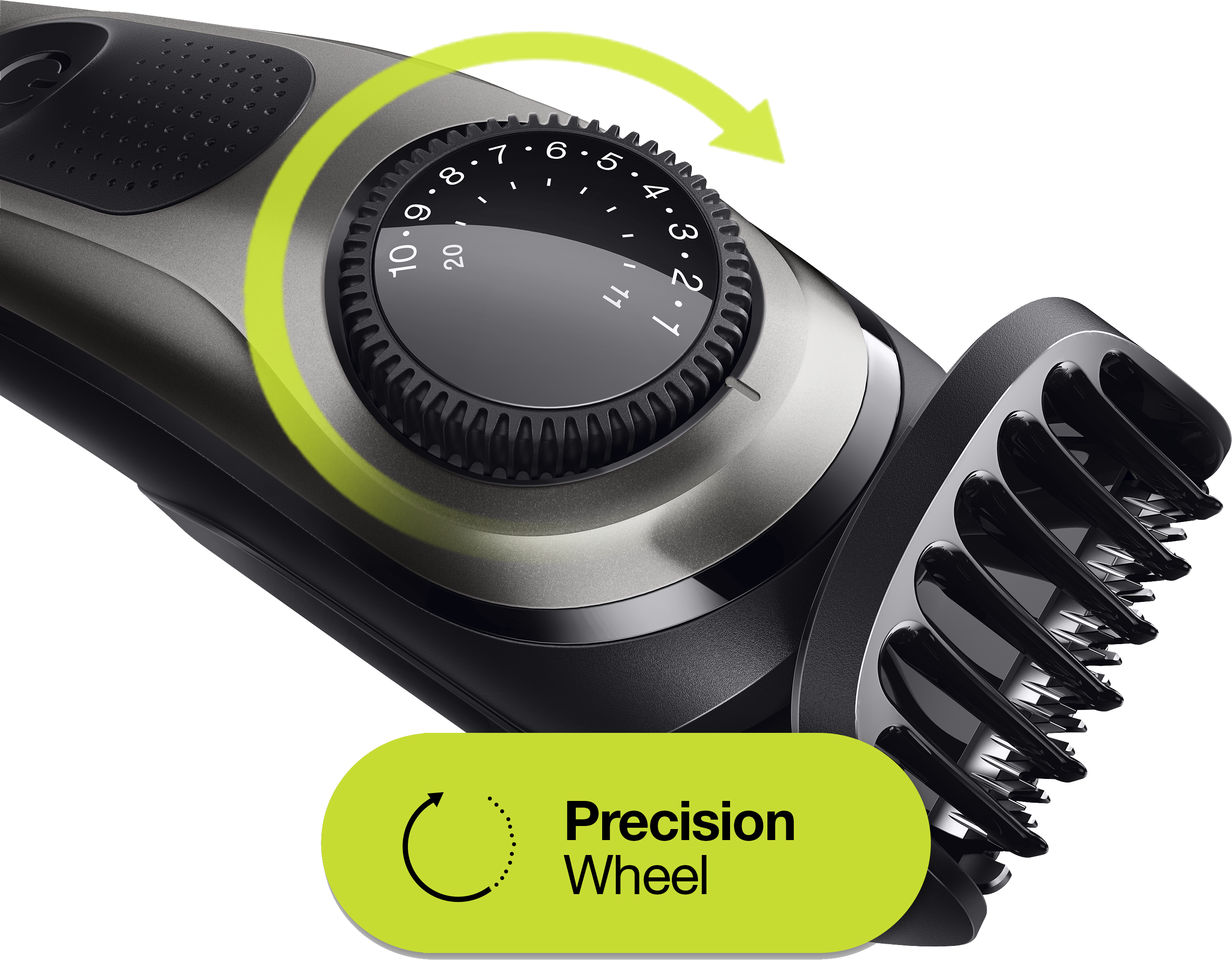 BRAUN BT7220 szakállvágó precíziós gombbal, 4 tartozékkal és egy Gillette Fusion5 ProGlide borotvával
