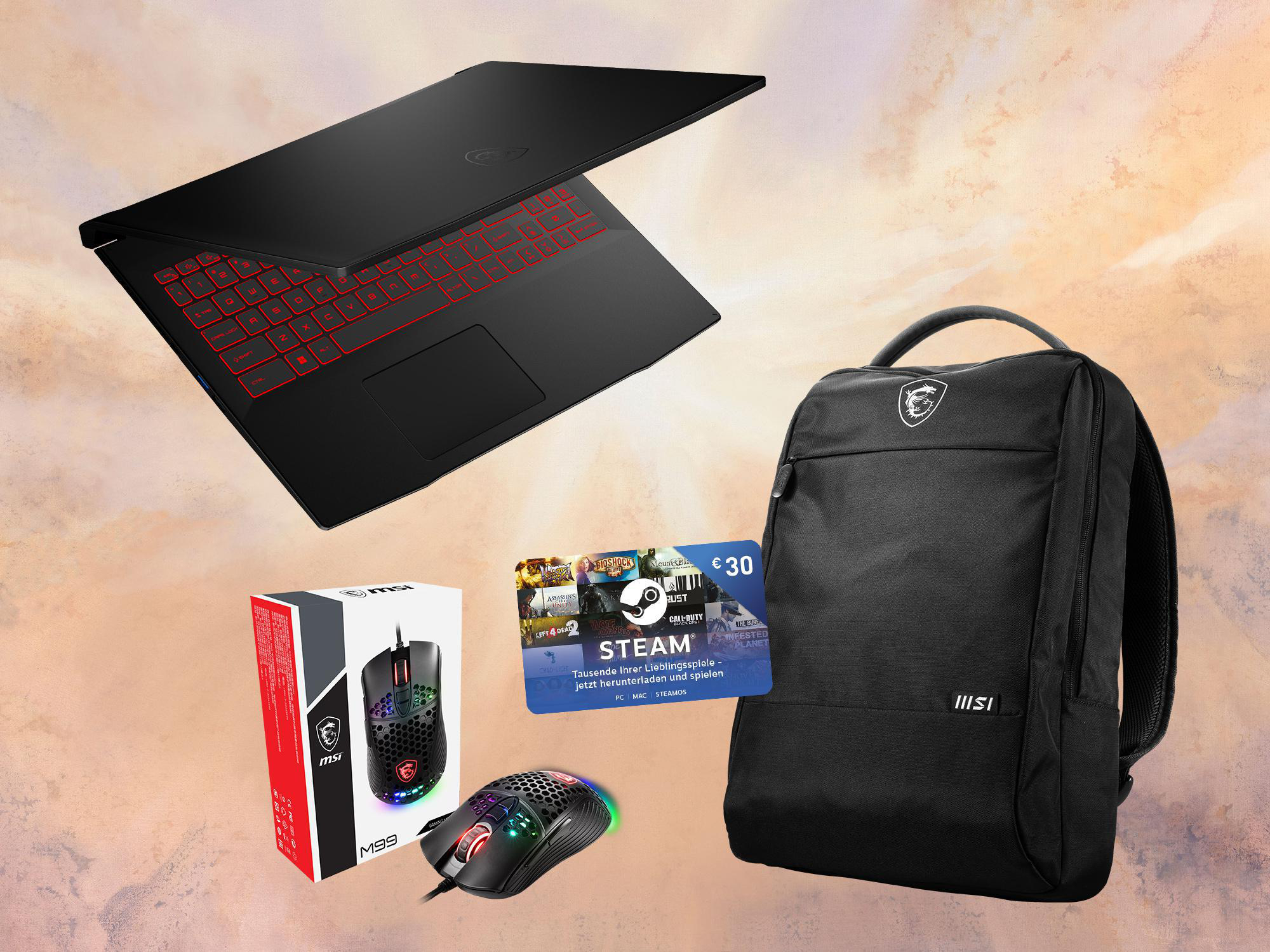 MSI KATANA GF66 12UD-419 I7-12700H/16GB/512GB SSD, inkl. Zubehör