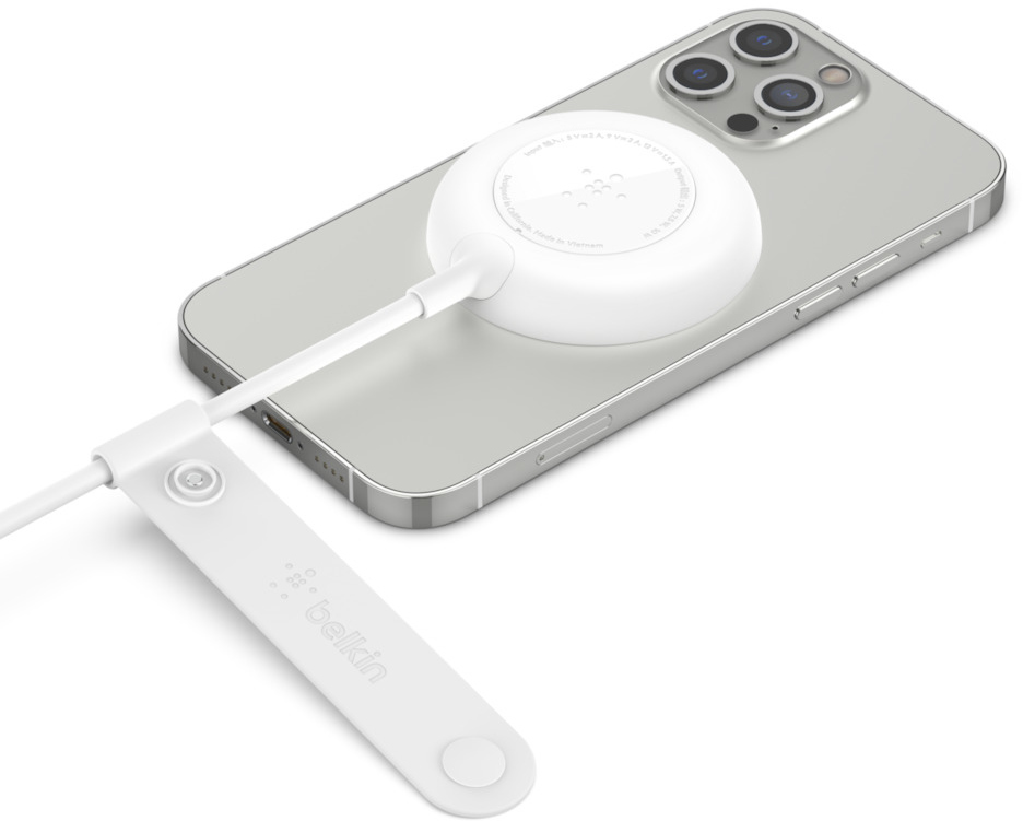 BELKIN Magnetisch draagbaar draadloos BOOST↑CHARGE 7,5W-laadstation Wit (WIA005BTWH)