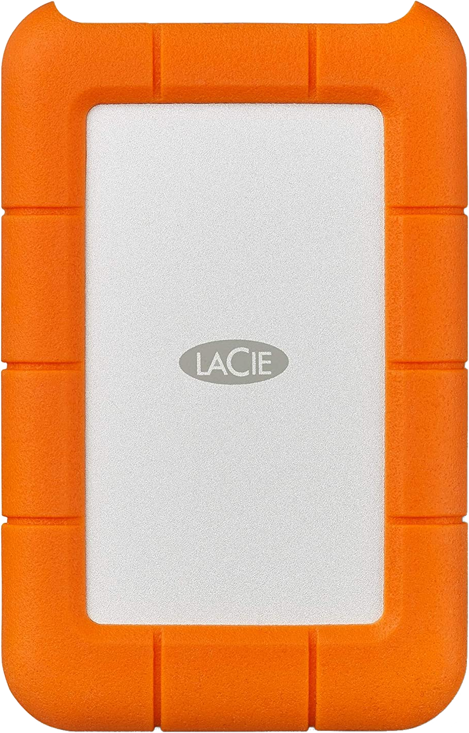 LACIE 2TB Festplatte Rugged Secure mit 2 Jahre Rescue, HDD, Extern, 130MB/s, USB-C, Orange/Silber