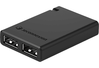 3DCONNEXION USB Twin Hub, 2 portos USB elosztó, fekete (3DX-700051)