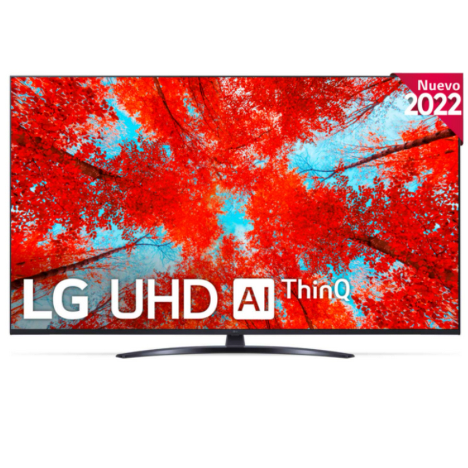 TV LED 55" - LG 55UQ91006LA, UHD 4K, Procesador Inteligente α5 Gen5 AI Processor 4K, Smart TV, DVB-T2 (H.265), Azul Oscuro Ceniza
