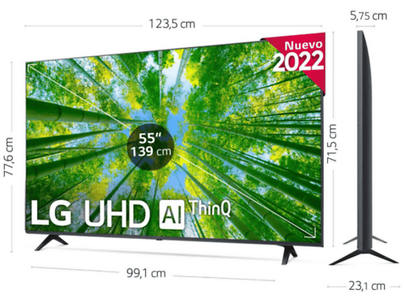 LG 55UQ80006LB 55"