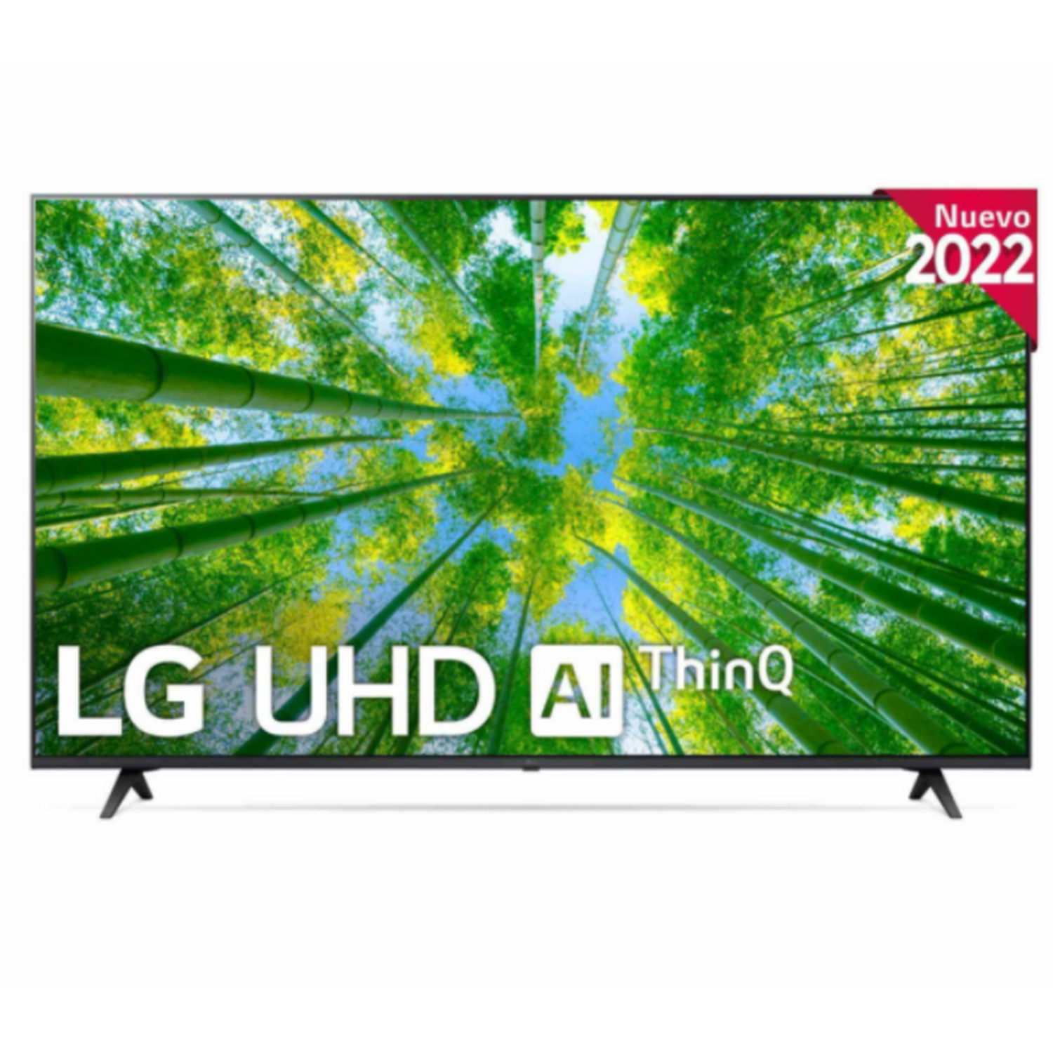 TV LED 55" - LG 55UQ80006LB, UHD 4K, Procesador α5 Gen5 AI Processor 4K, TDT2, Calibración TV incluida, Negro