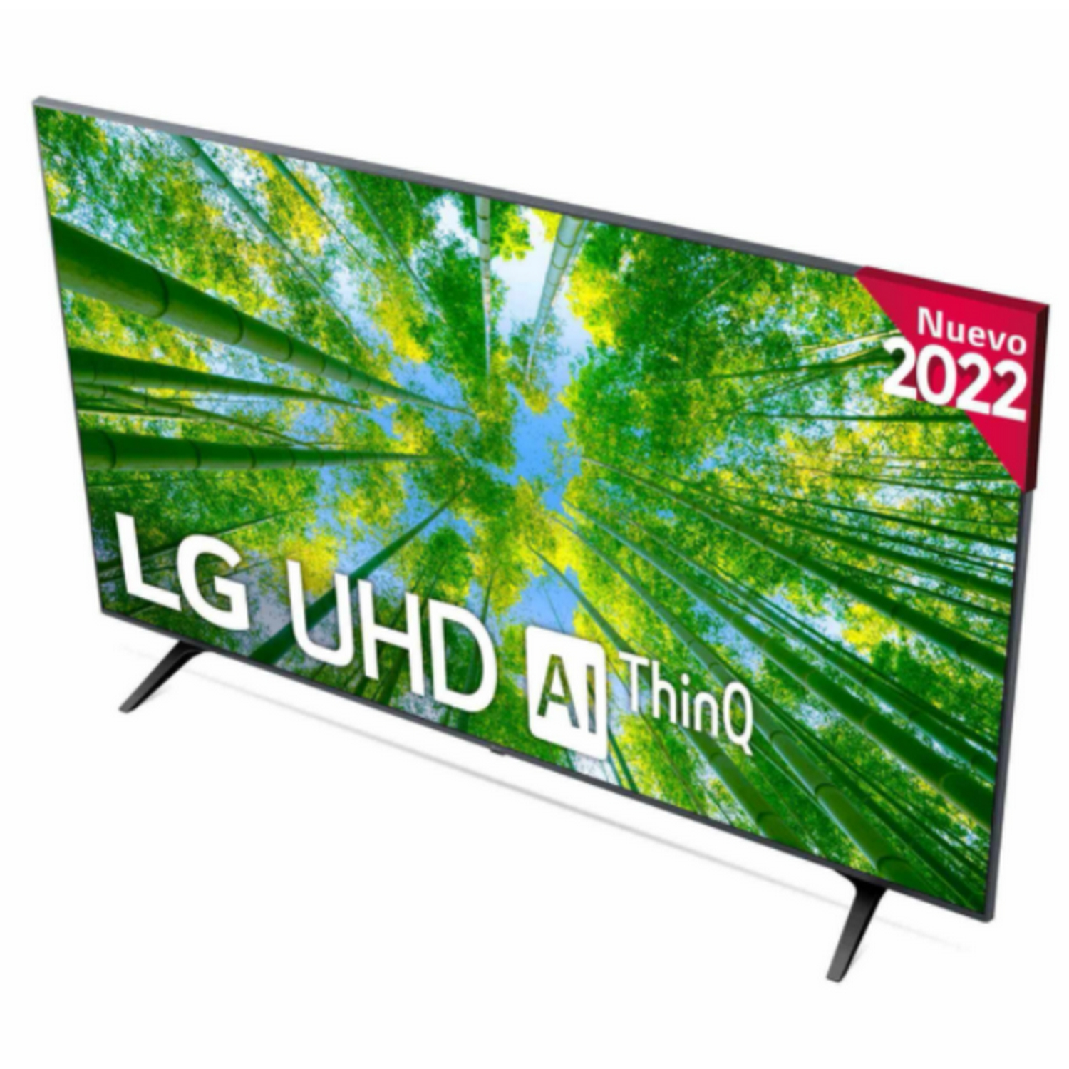 TV LED 55" - LG 55UQ80006LB, UHD 4K, Procesador α5 Gen5 AI Processor 4K, TDT2, Calibración TV incluida, Negro