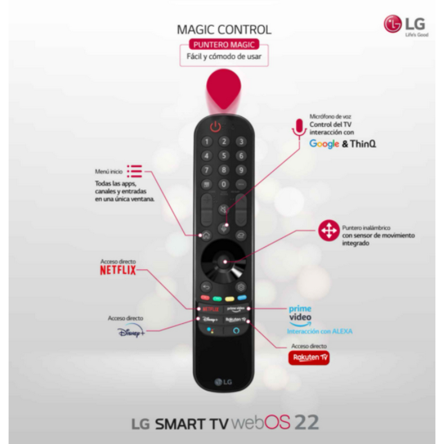 TV LED 55" - LG 55UQ80006LB, UHD 4K, Procesador α5 Gen5 AI Processor 4K, TDT2, Calibración TV incluida, Negro