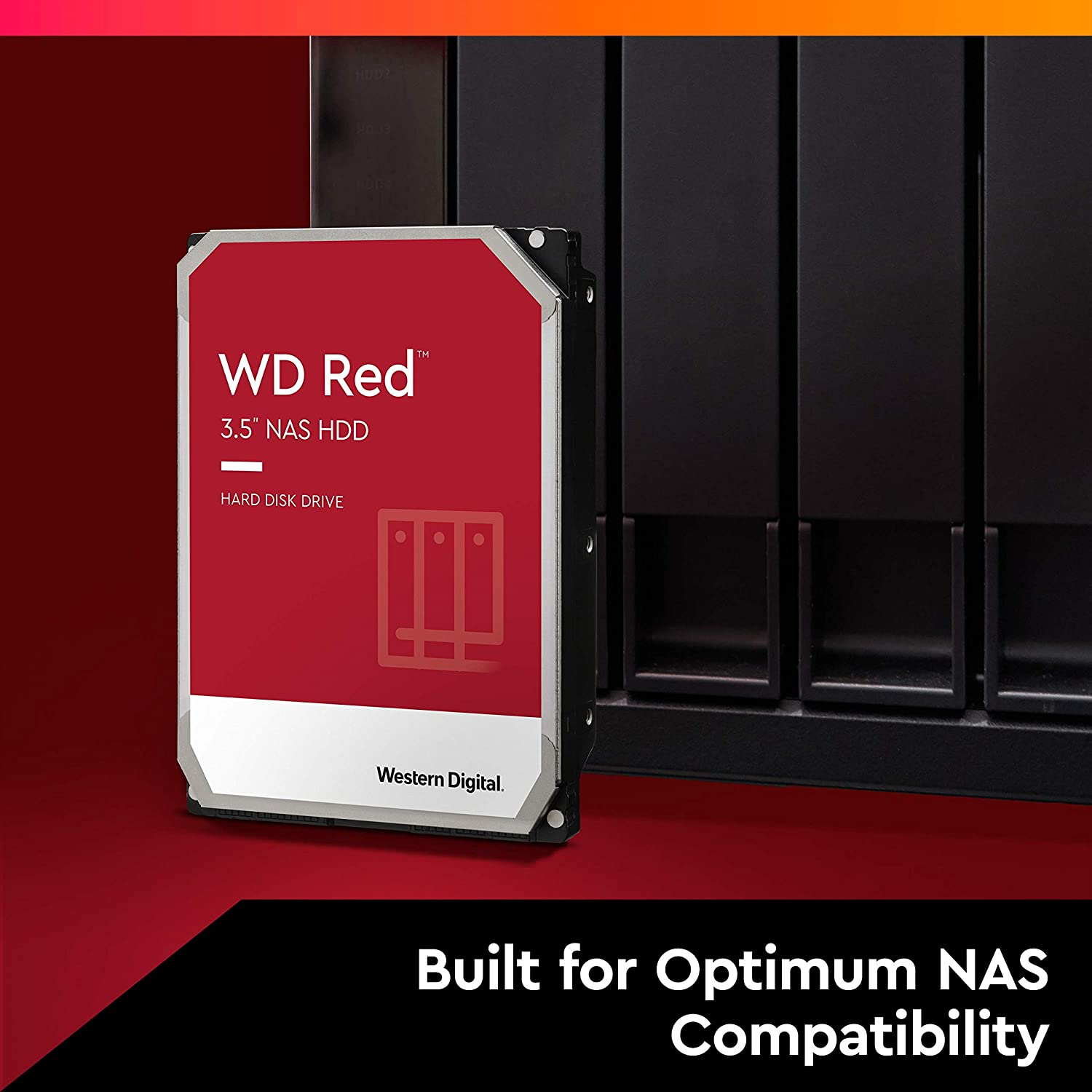 Disco duro interno 2 TB - Western Digital WD Red, Serial ATA III, 6Gb/s, 3.5", 5400 rpm, Caché 256 MB, Rojo