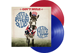 Gov't Mule - Stoned Side Of The Mule Vol. 1&2 (Transparent Red And Blue Vinyl) (Vinyl LP (nagylemez))