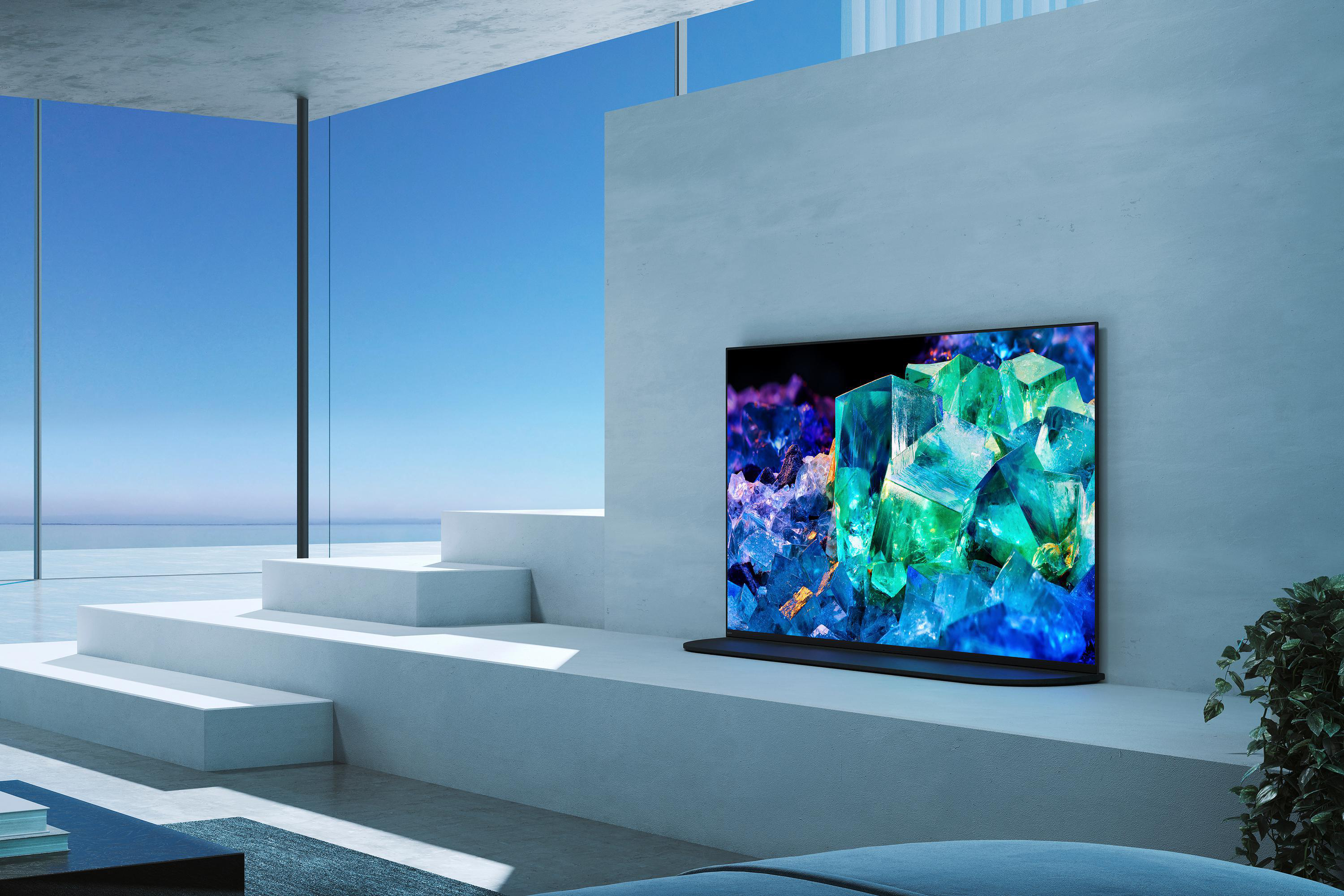 SONY BRAVIA XR-55A95K OLED TV (Flat, 55 Zoll / 139 cm, OLED 4K, SMART TV, Google TV)