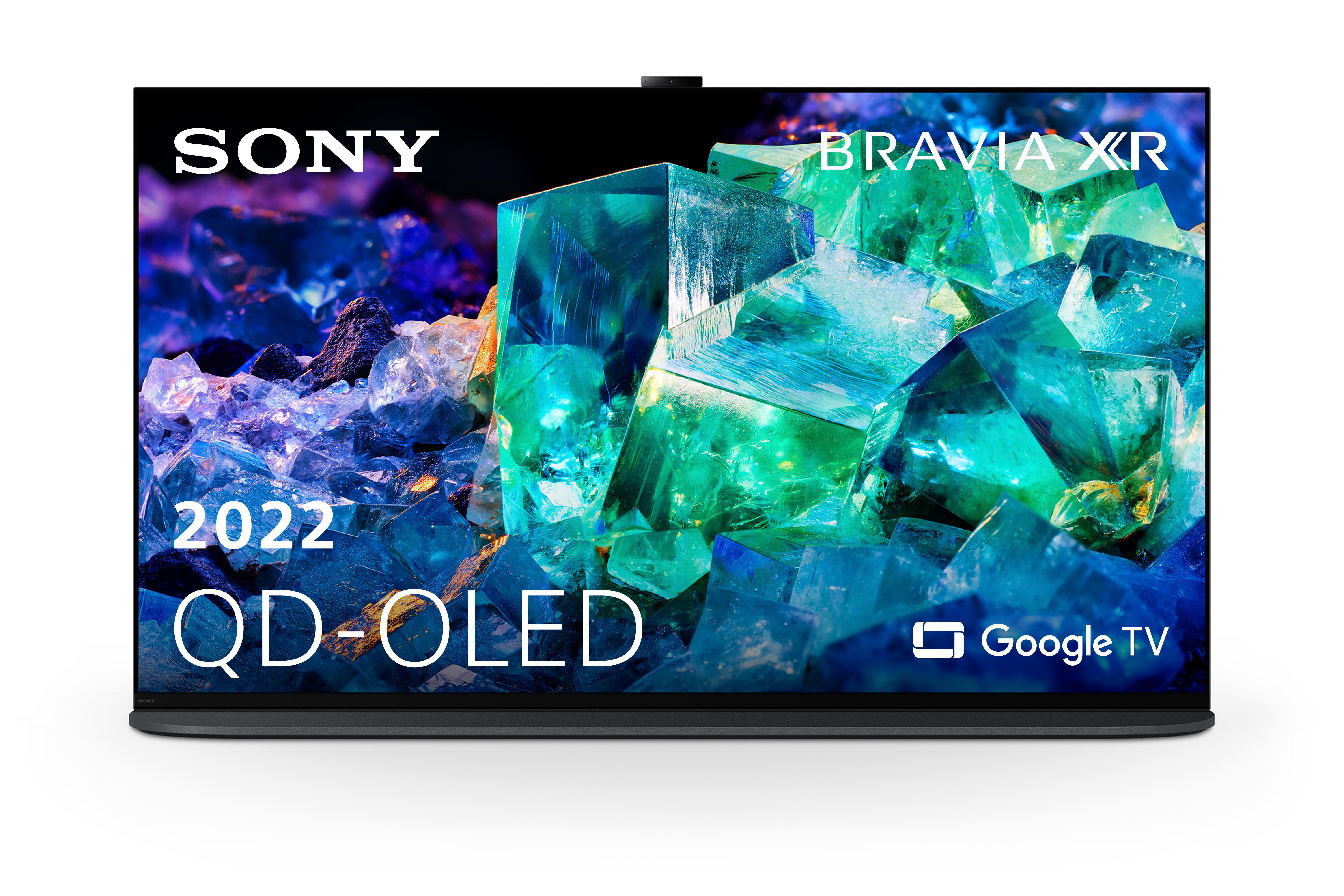 SONY BRAVIA XR-55A95K OLED TV (Flat, 55 Zoll / 139 cm, OLED 4K, SMART TV, Google TV)