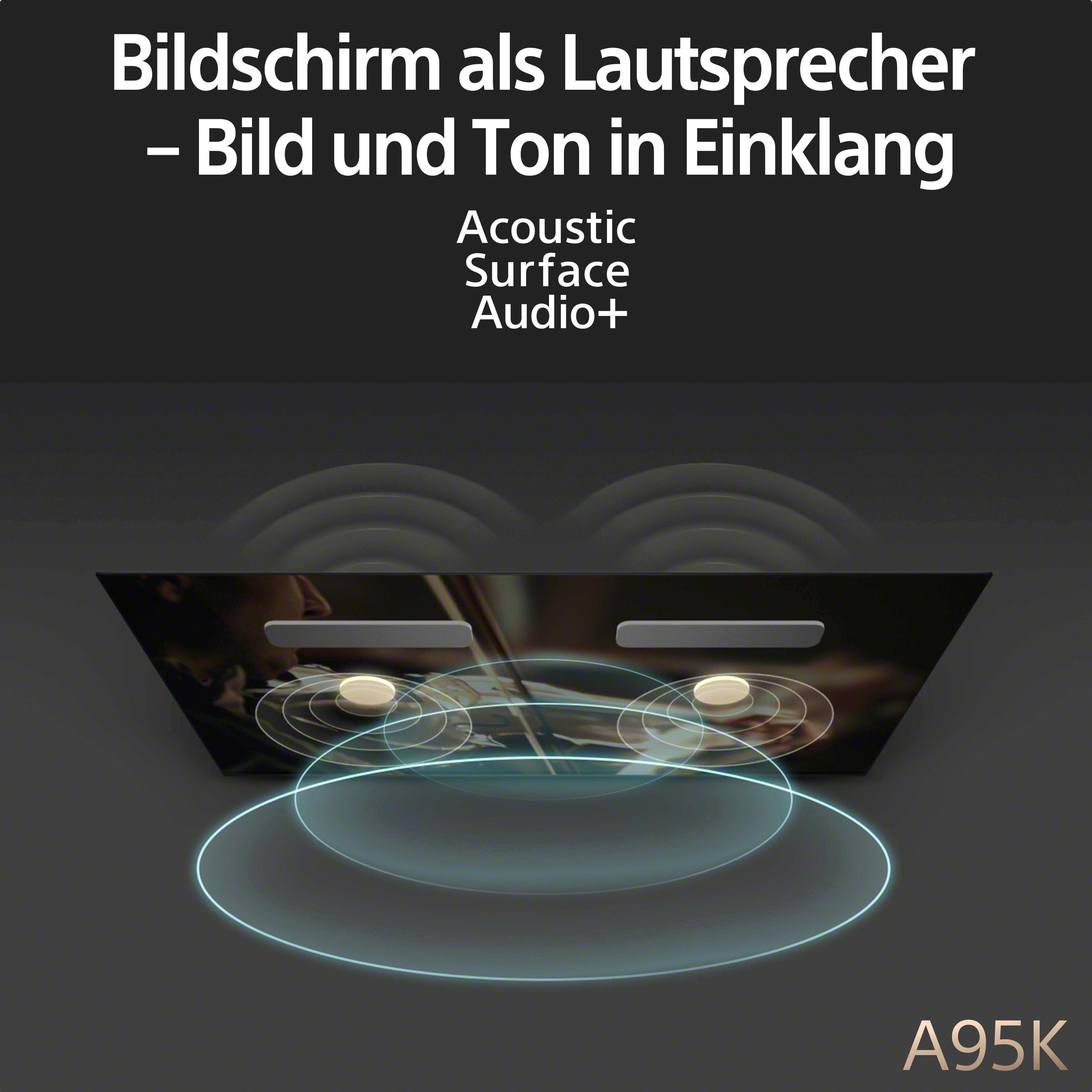 SONY BRAVIA XR-65A95K OLED TV (Flat, 65 Zoll / 164 cm, OLED 4K, SMART TV, Google TV)