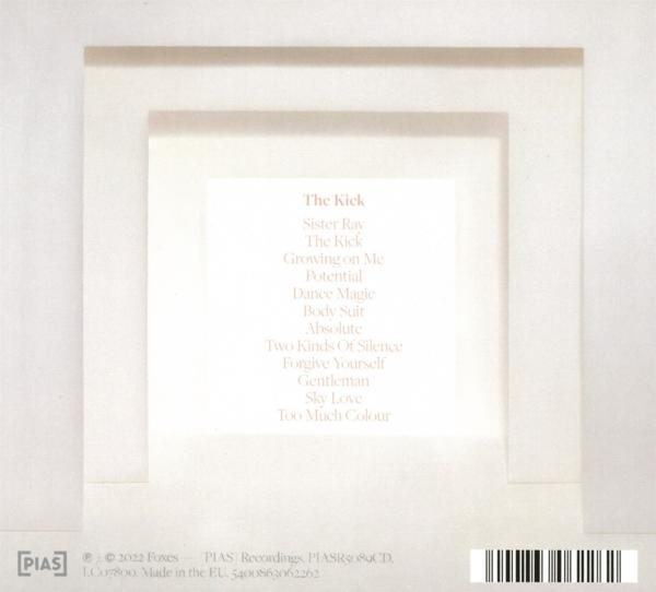 Album borító fehér kerettel és számlistával.