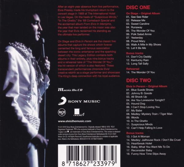 Stage-Legacy Edition (CD) Presley On - - Elvis